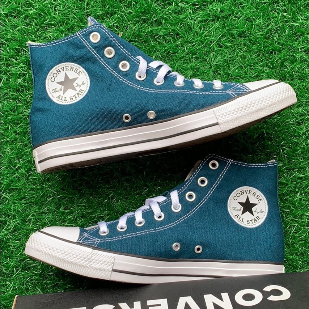 CONVERSE CTAS HI MIDNIGHT TURQUOISE MEN’S - Picture 14 of 16